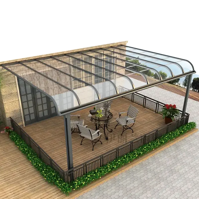 huis balkon polycarbonaat patio makkelijke installatie luifel luifel