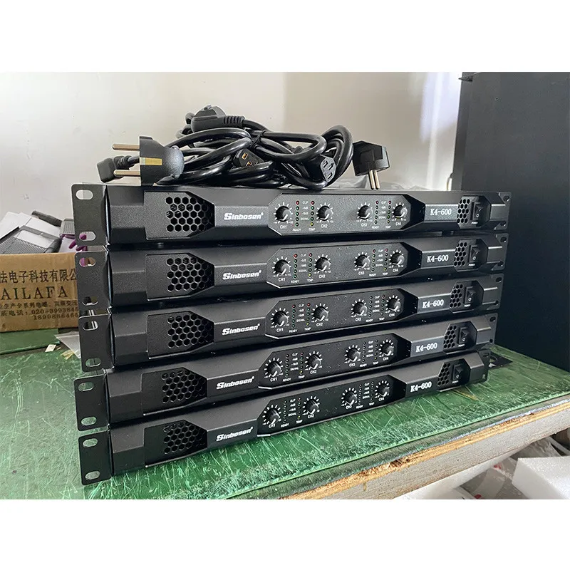 Sinbosen 1000w Class d Sound System K4-450 4 Channels Power Amplifier 1000 Watts Circuit Board