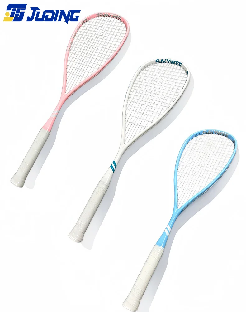 Professional Outdoor Sports Squash Racket Ultra-Light Carbon Fiber With Integrated Racquet details