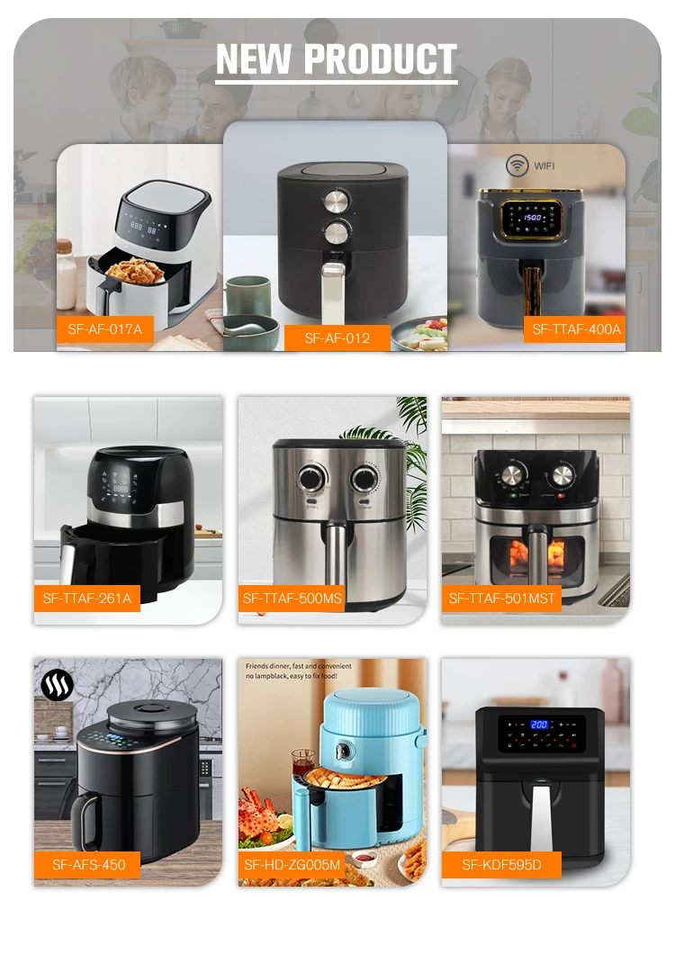 2022 Newest Sublimation Smart Health Small Household air Fryers Electric Deep air Fryer 8l air Fryer