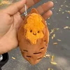 Porte-clés en peluche de patate douce rôtie