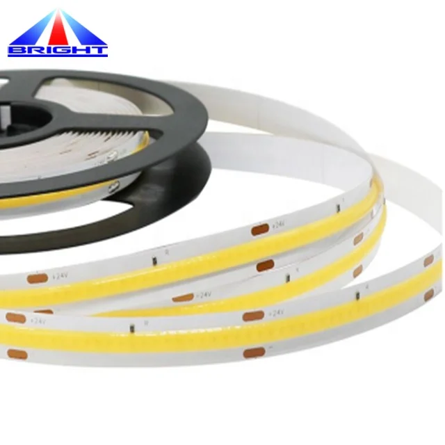 Flexible COB Led Light CRI90 Darkless Area 420leds FOB Led Strip Lighting DC24V Ultra Narrow 5mm Led Tape
