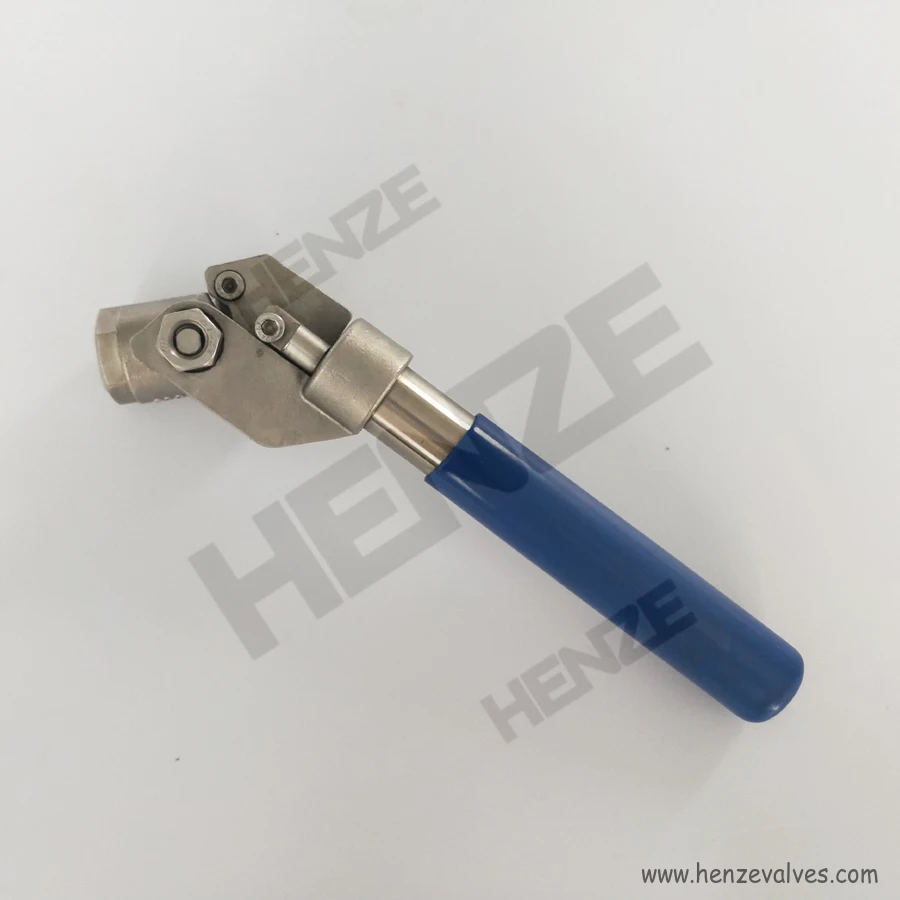 Deadman Ball Valve with Spring Return Handle for Self Close 1/2" 3/4" 1" 11/4" 11/2" 2"