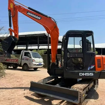 Chinese Cheap Price Doosan Dh55 Excavator Mini Track Dh55-7 Dx Dh55 55 5ton Excavator