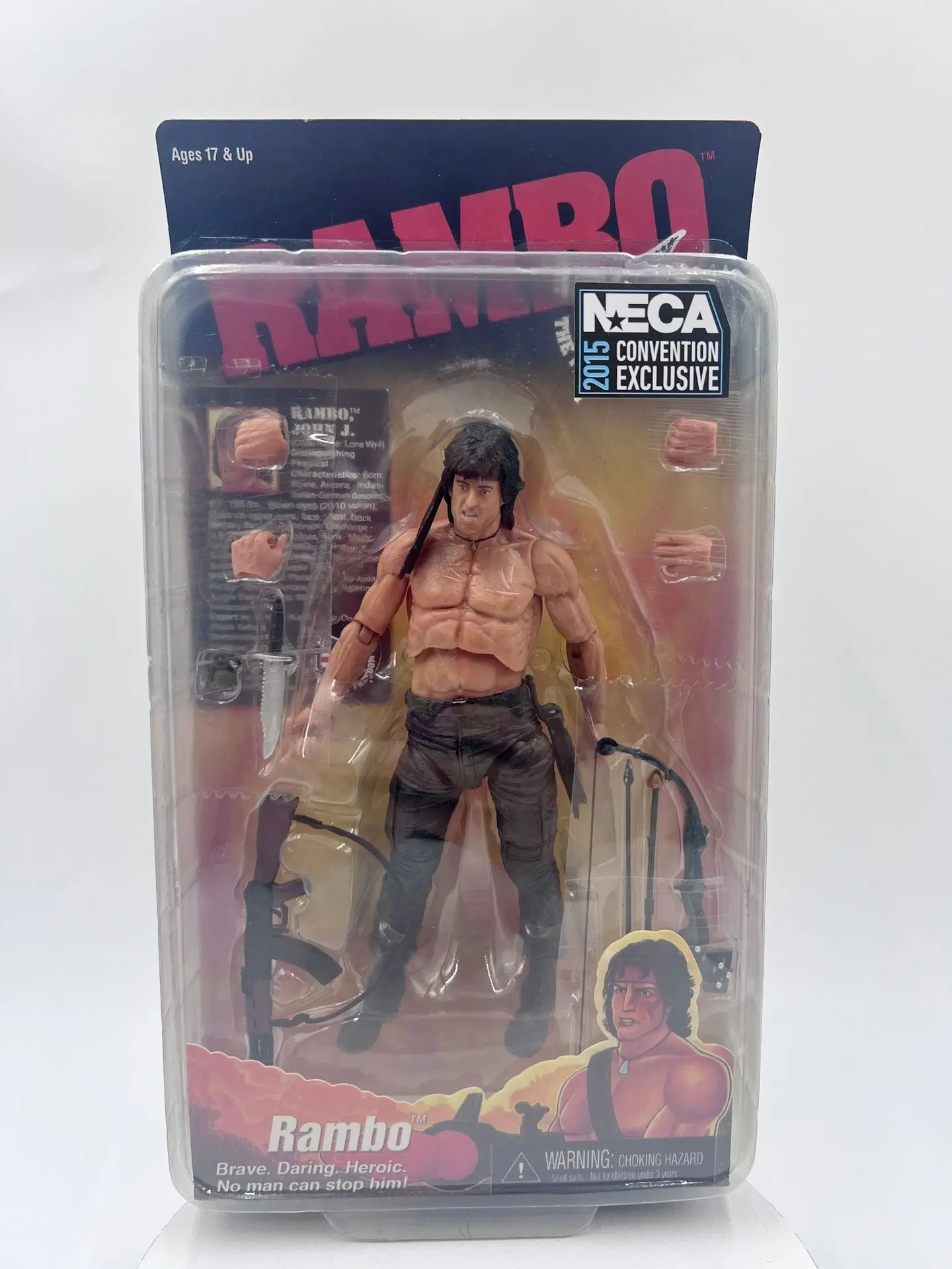 NECA First Blood JOHN J. RAMBO STALLONE Action Figure Articulated Joints Moveable Vinyl Doll Collection Model Toys