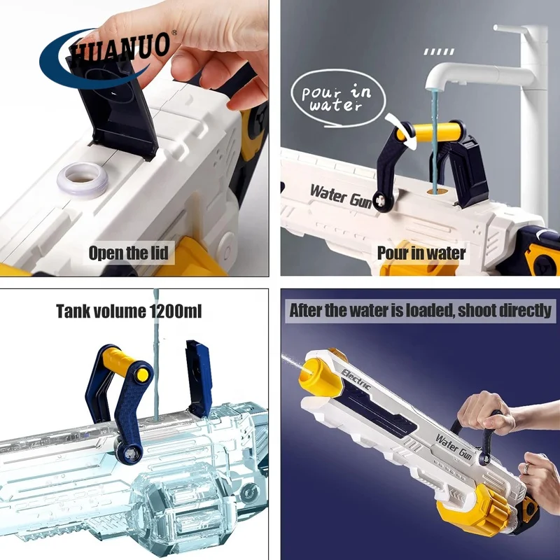 Grande Pistola Ad Acqua Water Gun Giocattolo Bambini Bimbi Estate Grande Pistola Ad Acqua Water Gun Giocattolo Bambini Bimbi Estate