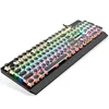 940 touches rondes galvanisées noires, rétroéclairage mixte, édition phare