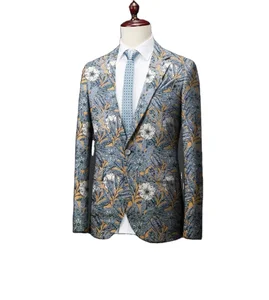 Autumn Winter Jacquard Fabric Single Breasted Blazers Three-dimensional Embossed Crisp Haute Couture Plus Sizes Anti-wrinkle