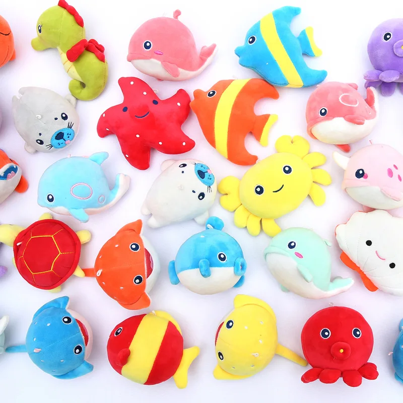 Xr Custom Mini Ocean Animal Plush Toys,Sea Creatures Stuffed Toy For Kid Party Favor,Small