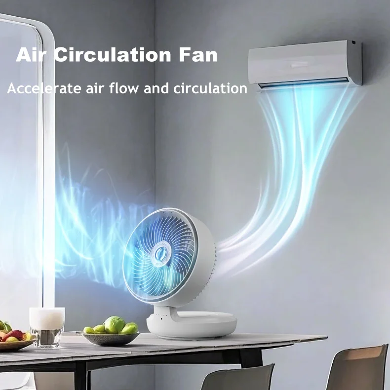 Custom Logo Mini USB Silent Desk Fan with Remote