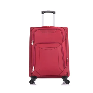 China Factory Luggage Trolley Bags Red Cheap Promotional Soft Eva Travel Luggage Suitcase Sets