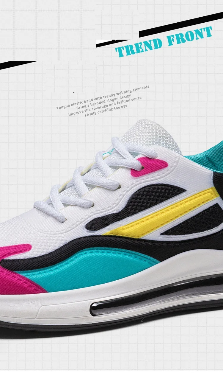 flying woven increased air cushion sneakers