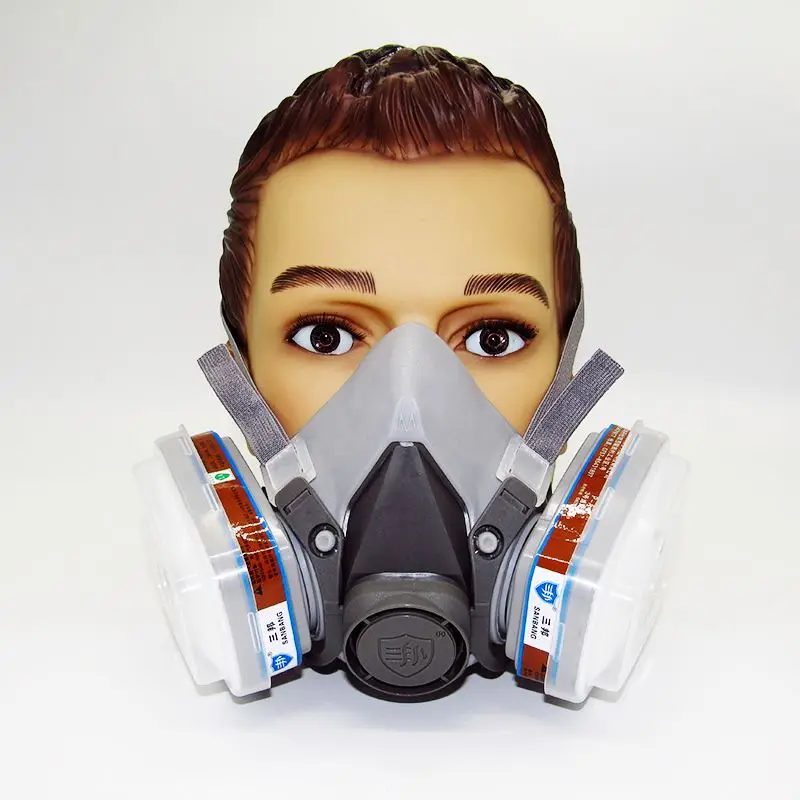 11 years factory mining smoking half face safety gas mask