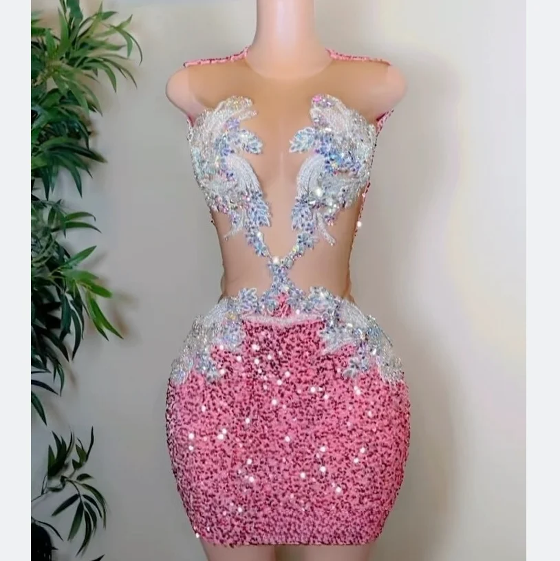 white christmas dresses Womens Sequin Mini Dress Club Exx main image 0