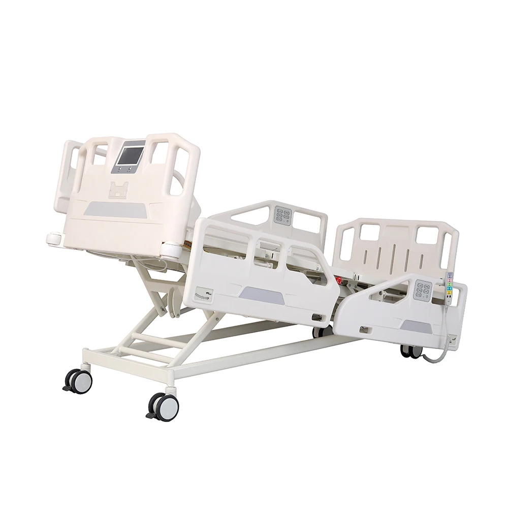 Electric Therapy Bed Stainless Steel Fully Guarded Modern Hospital School Use Adjustable Automatic Anti-Decubitus Infusion 2