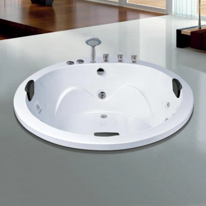 Luxury Drop In Bathtub Rectangle Acrylic Bathroom Whirlpool Hydro Massage Jaccuzi Spa Jet Tub