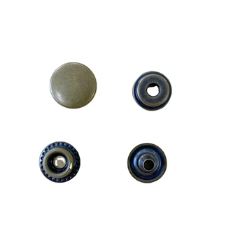 high quality brass Snap button fastener with bigger tube in 4 parts, 15 mm coats Snap Button Press Stud for clothes and bags