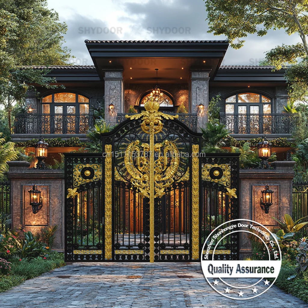 Home Iron Gate Design - Decorative Professional Customization - Artistic Iron Gate - Royal Garden Gate
