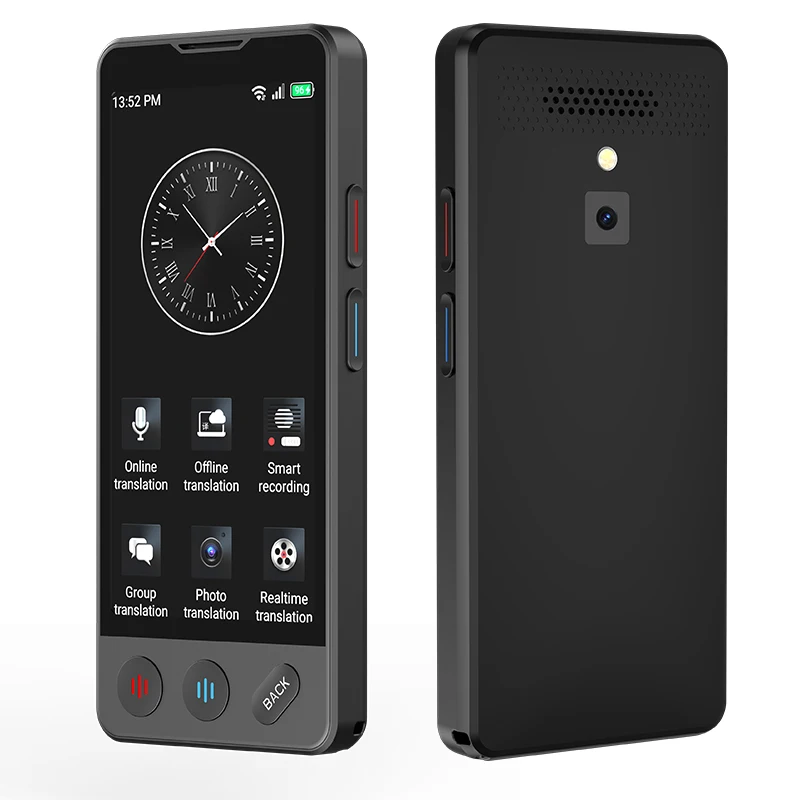 VORMOR A20 Portable Instant Language Sim Card Translator 138 Language 4G Wifi OffLine Translation Voice Language Translator