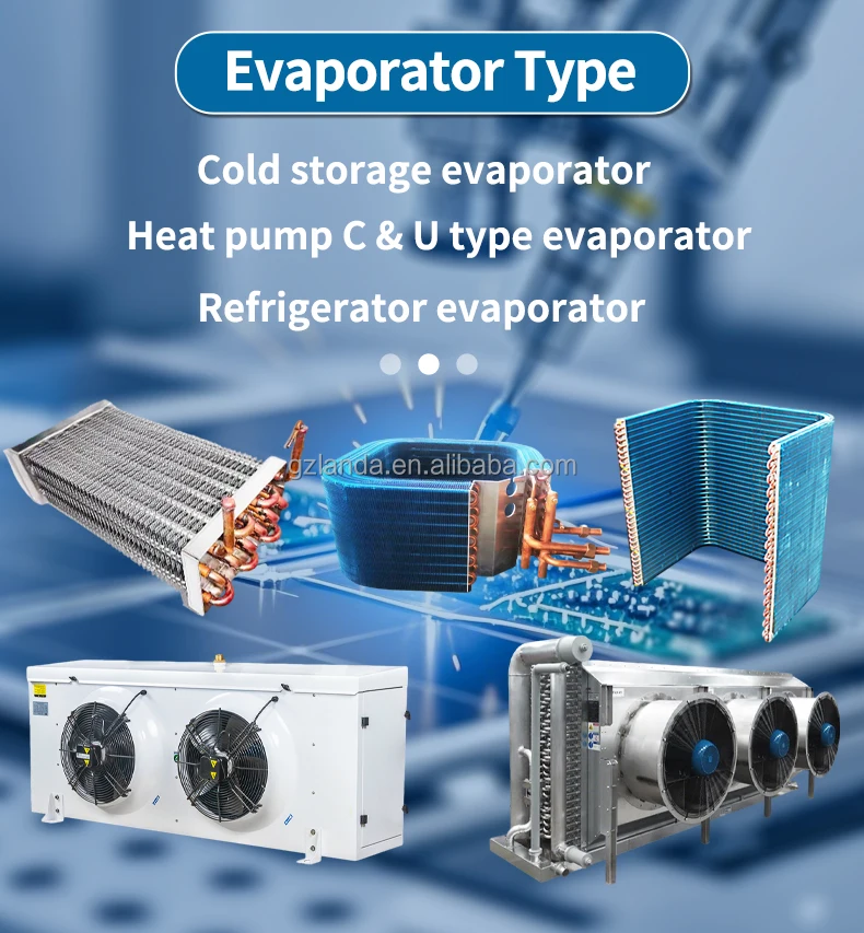 Air Cooled Condenser, DL-2/10, Copper, Evaporator - detail 4