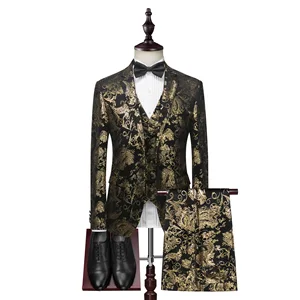High Quality Brocade Made Men Suits for Party Wear Ready to Ship