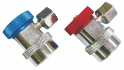 Attacco Rapido, Adattatore Rapido Aria Condizionata Basso/alto Connettore Rapido A/C R134 Con Cappuccio, Affidabile E Sicuro Per I Sistemi Di Accesso Alle Valvole - Foto 9