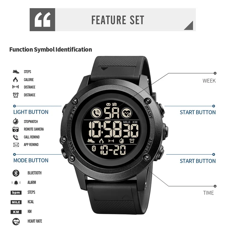 how to set the time on a digital watch with 4 buttons