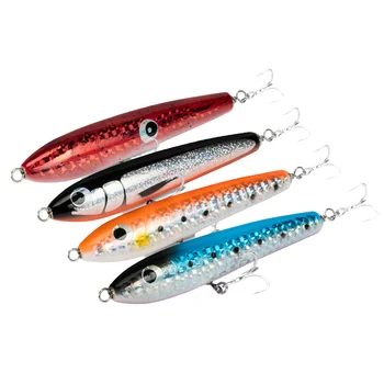 New Wooden Floating Pencil Lure, 16cm 45g Wood Saltwater Fishing Bait, Deep Sea Tuna & GT Trevally Lure – Pencil – view 2