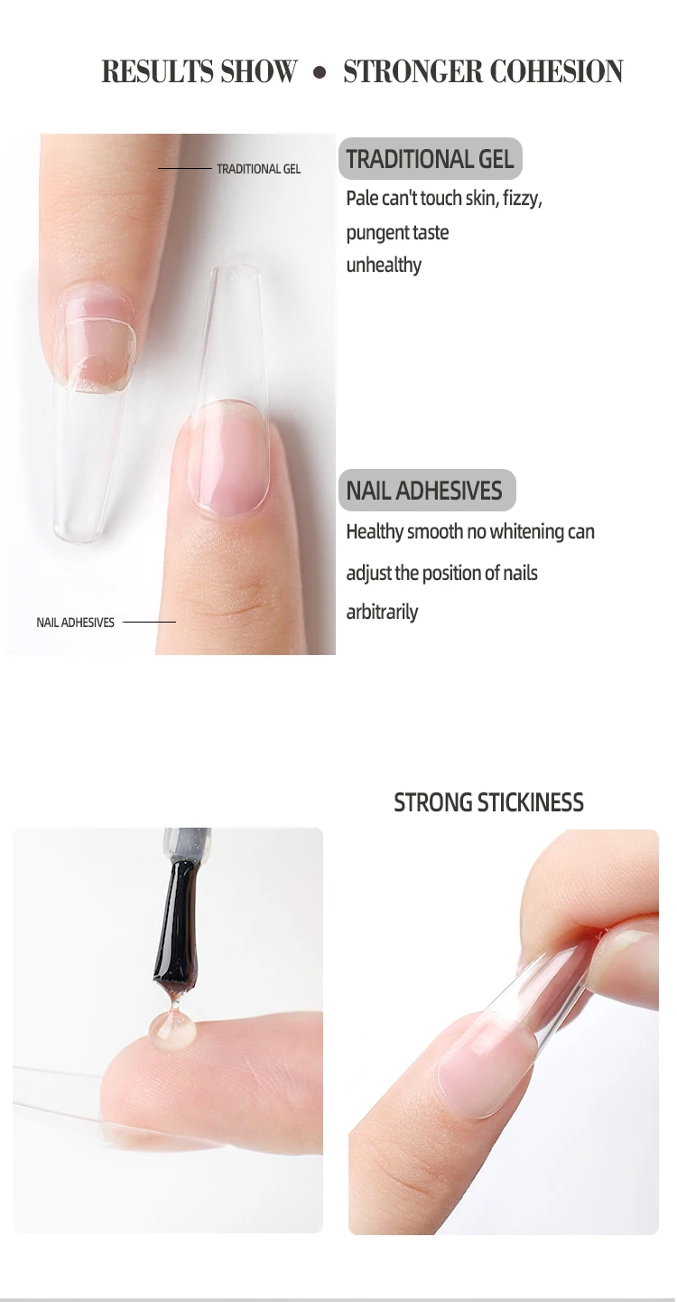 Professional Wholesale Press On Nail Gel Glue Oem Custom Private Label