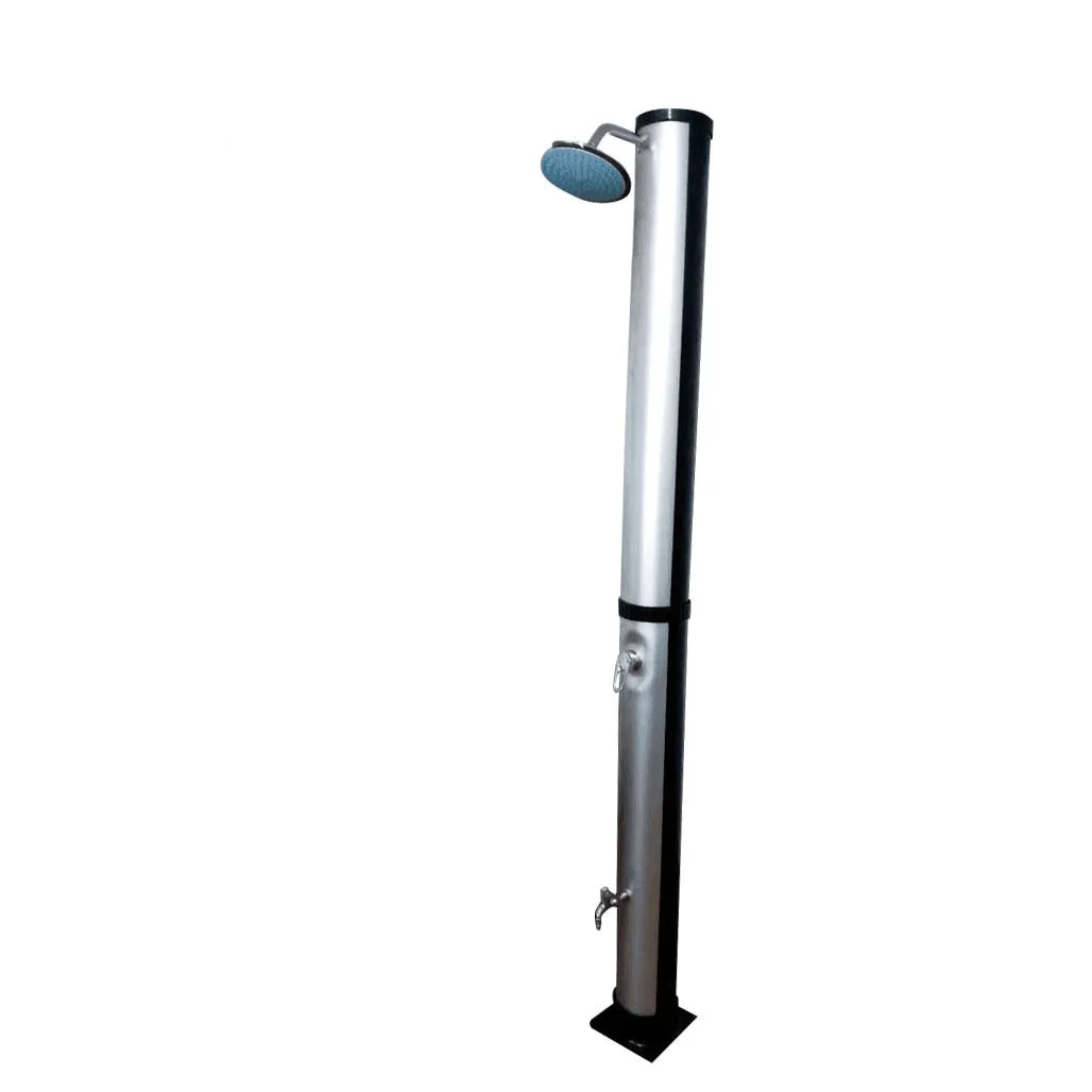 thumbnail image 2 of 35L Outdoor Solar Shower - Garden & Pool Shower With Rain Head & Foot Tap, Hot/Cold Water Mixer, Max 60°C, No Electricity Needed 2 of 12