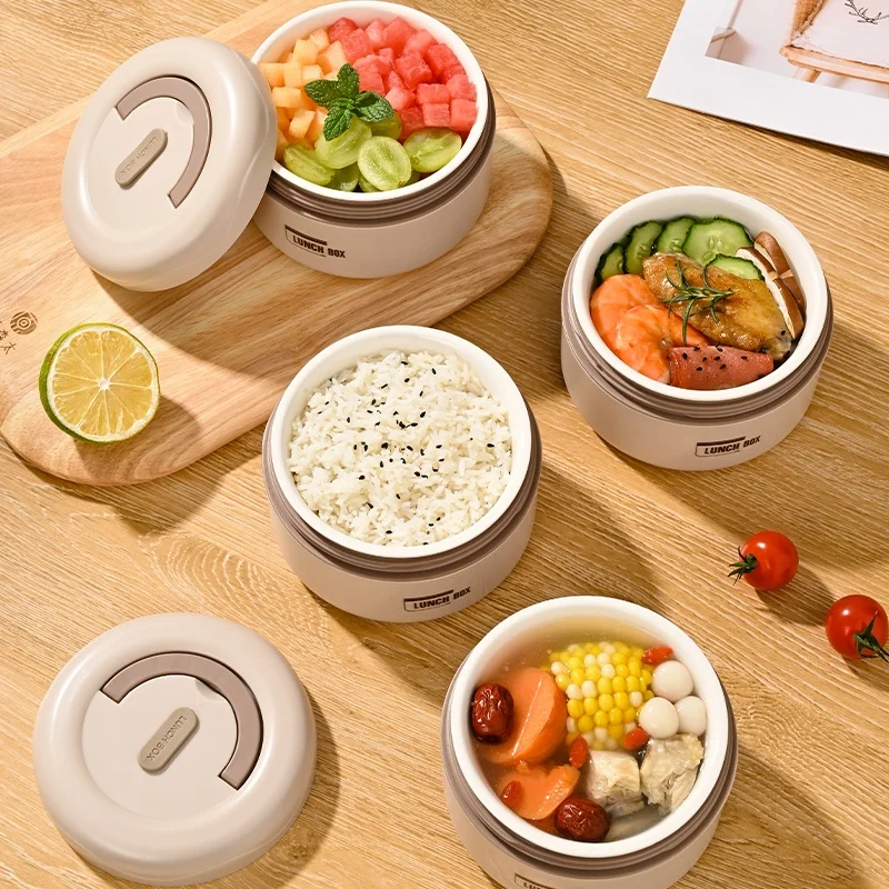 High Quality Multi Layer Ceramic Inner Liner Portable Meal Prep Food Storage Containers Lunch Box Insulation Bento Lunch Box