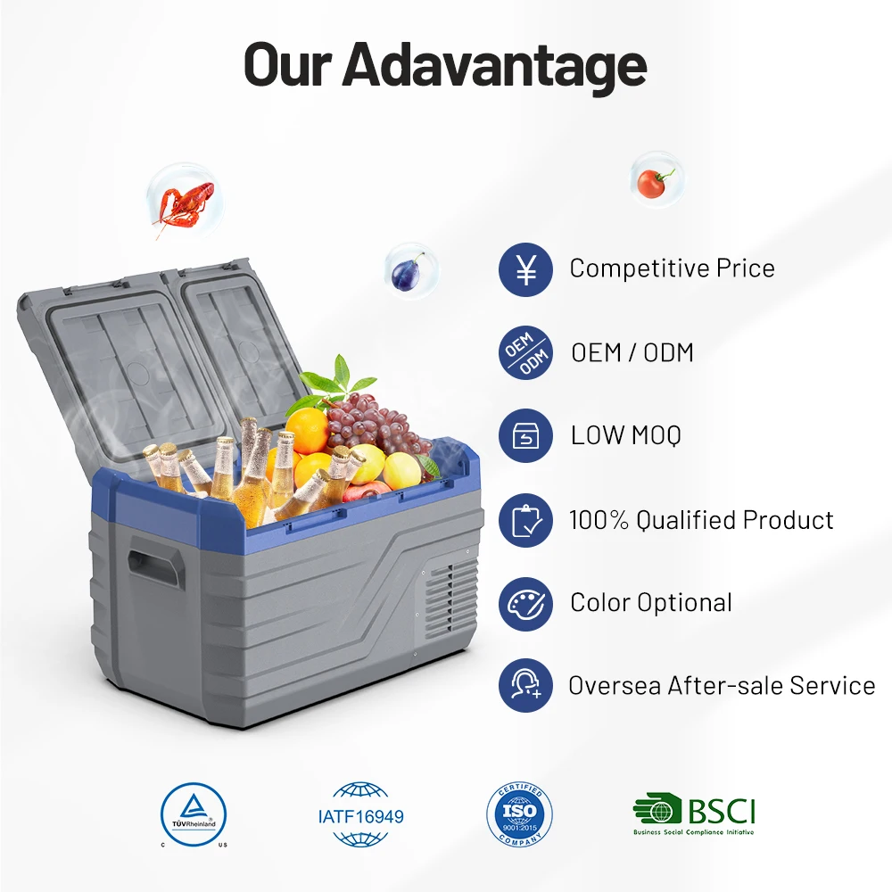 Alpicool NLS35 Portable Dual Zone Car Freezer – 12V Compressor