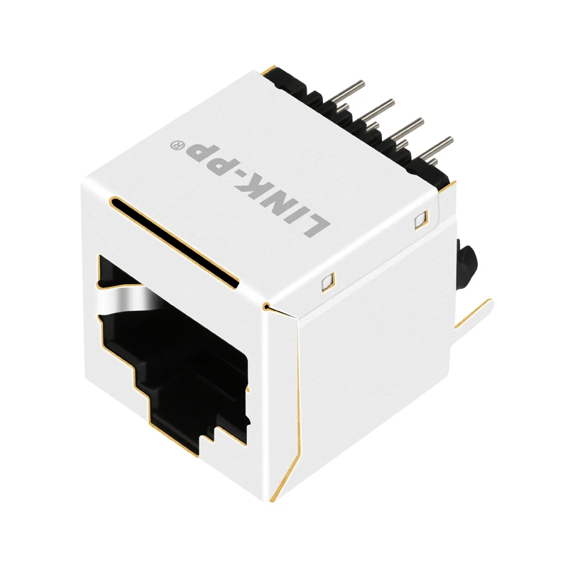 Vertical Shielded 8P8C Ethernet Rj45 Modular Jack 1840420