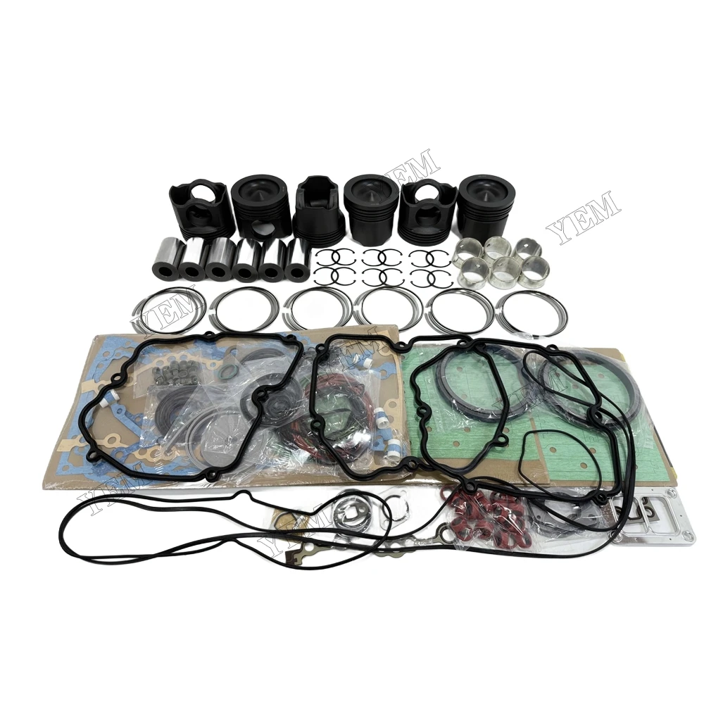 Piston And Piston Rings Assembly Overhaul Kit for Cat C15 Engine Repair Kit 2