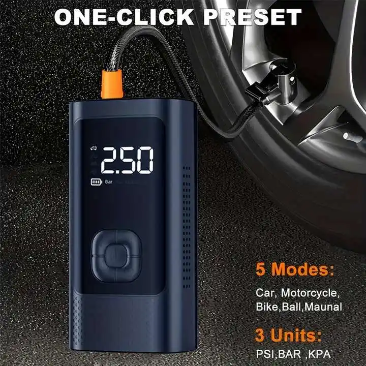 150psi Portable Balloon Pump Car Air Compressor Tire Inflator Pump Electric Ball Tyre Pump - view 5