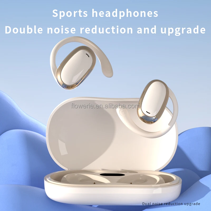 IPX-5 Digital Display True Low Latency TWS Earphones & Headphones ANC Noise Cancelling Over-Ear Hook Sports Wireless Earbuds