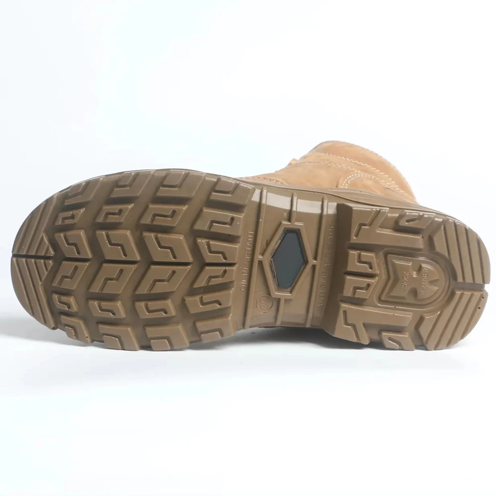 Oil and Gas Resistant Zip Side Industrial Electrical Western Cowboy Climbing Groundwork Winter Safety Boots