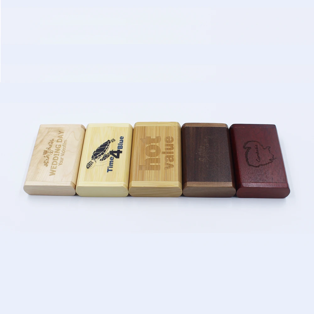 Pan Wooden Box Includes Usb Flash Drive and Photos for Wedding Wooden Gift Box with Custom logo