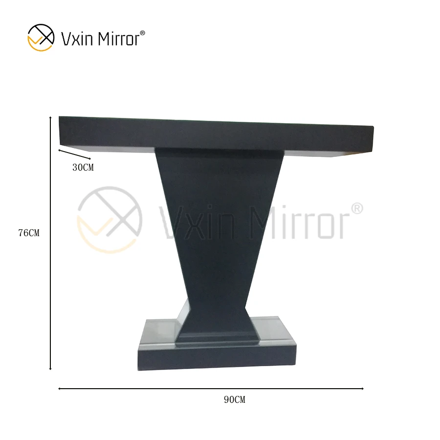 Прямая продажа с фабрики WXF-119 современный серебристым декоративным мебель с украшением в виде кристаллов алмаза зеркальный стол с ногами в форме улитки