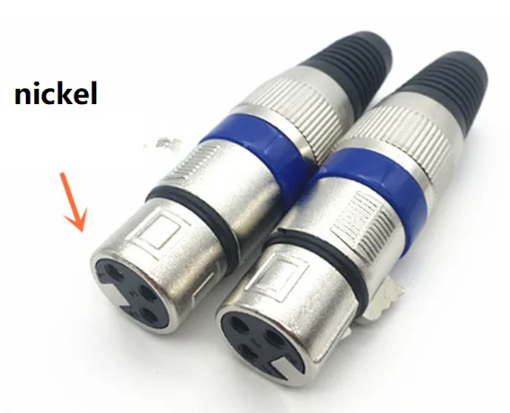 Beixonn XLR Сделано в Китае Гнездовой разъем jack мужской или женский 3 контактный