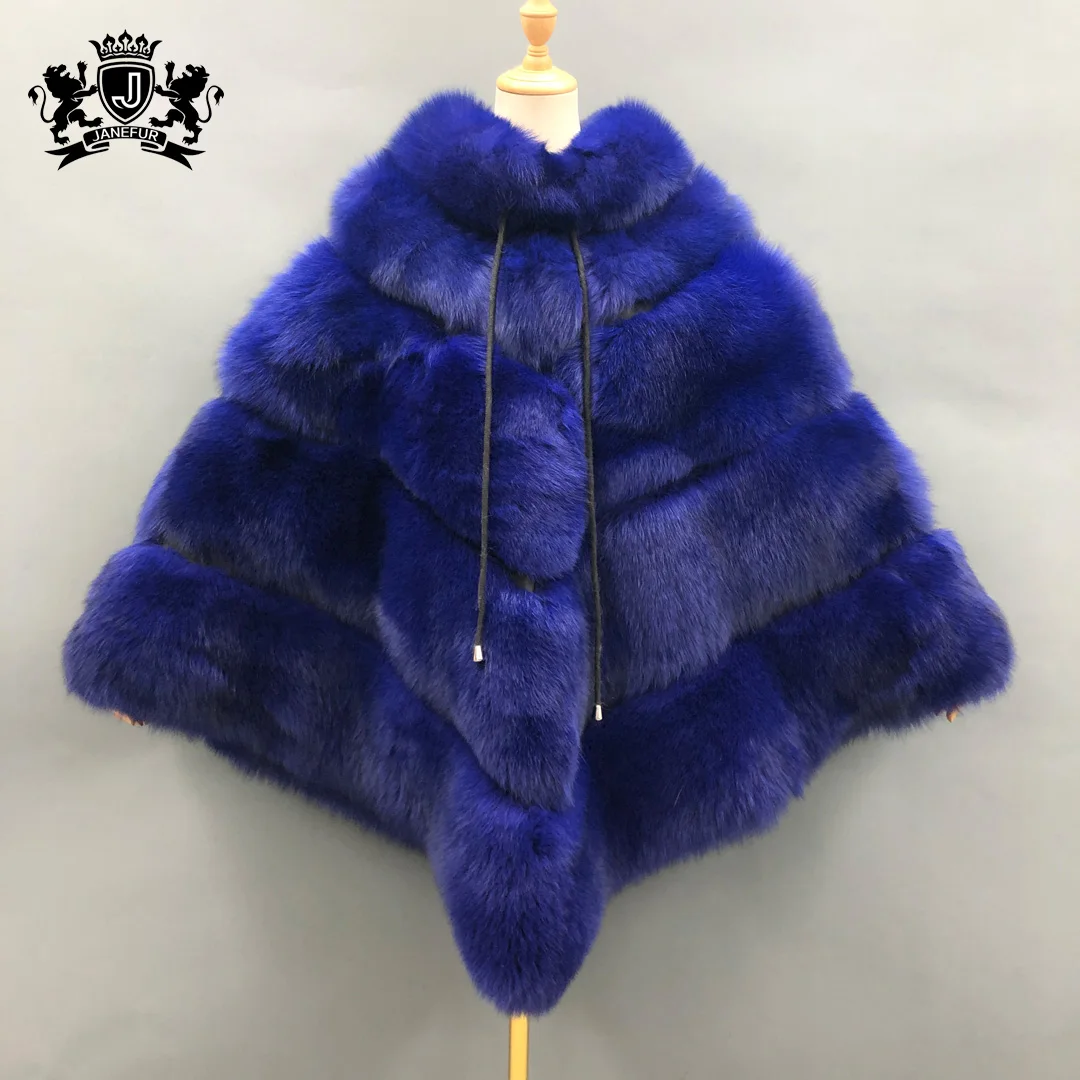 Wholesale Custom Women's Fur Shawl Fashion Elegant Winter Coat