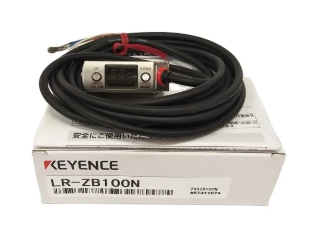キーエンス CMOSセンサー LR-ZB100N 新品 箱無し 新しいオリジナルのKEYENCE LR-ZB100Nケーブルタイプ100 mm付き
