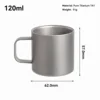 120ml Double-Walled Titanium Cup