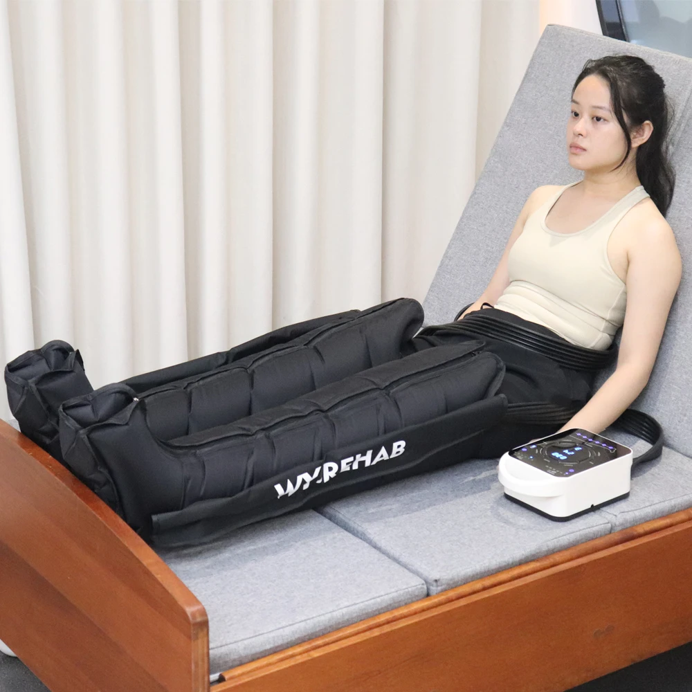 Sport Recovery Therapy Devices Lymphatic Drainage Boots 6 Chamber