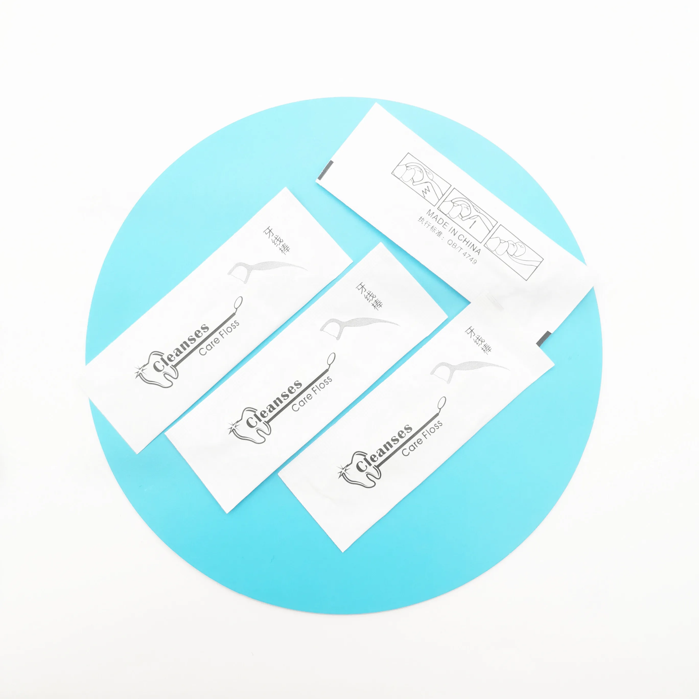 Individual Dental Floss Pick Manufacture Floss Toothpick Zero Waste Pla