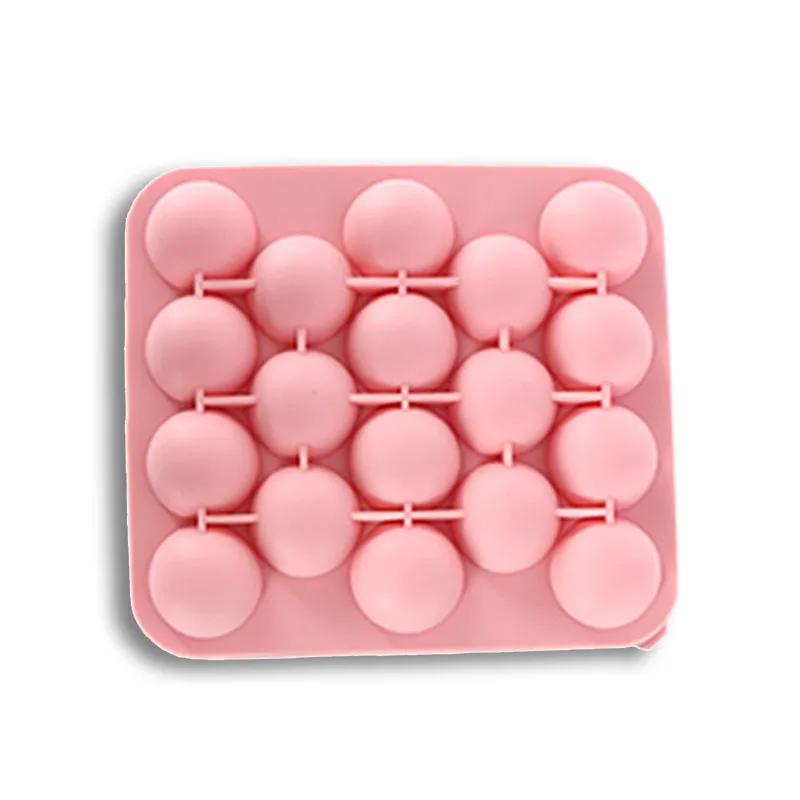 Лидер продаж, форма для шариков из пищевого силикона, высокое качество, не содержит Бисфенол А, многоразовая форма для шариков для виски, антипригарная круглая, 18 шт. кубиков льда