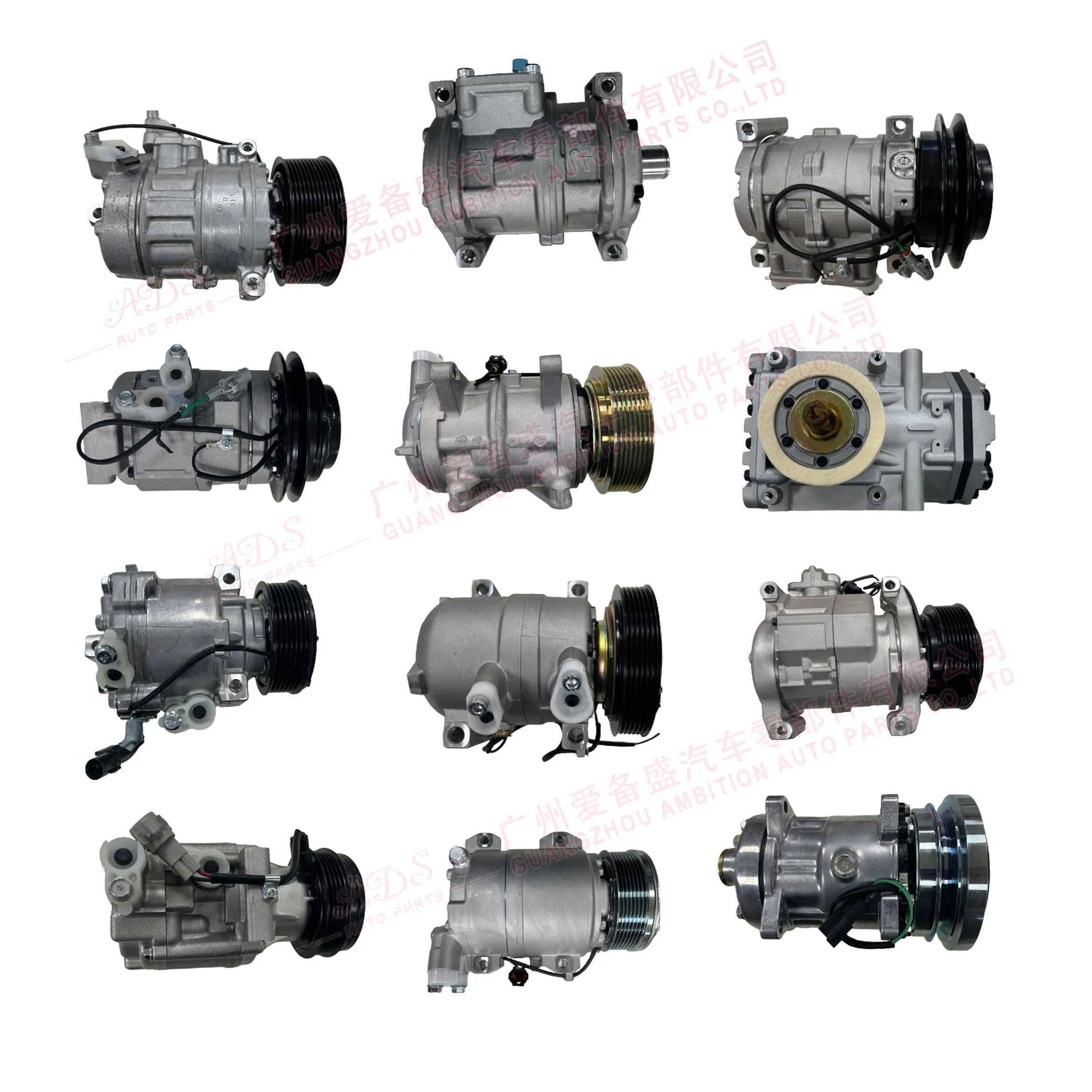 Car Parts Auto compressor AC Compressor 12V Air conditioning Universal Compressor manufacture