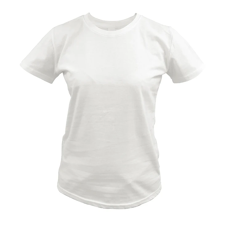 
Недорогая женская футболка из хлопка с логотипом на заказ 