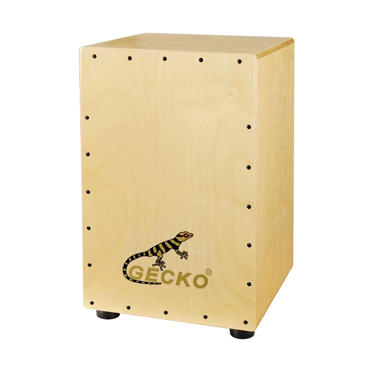 Gecko  Factory Made Portable Wooden Percussion Handmade Cajon Drum