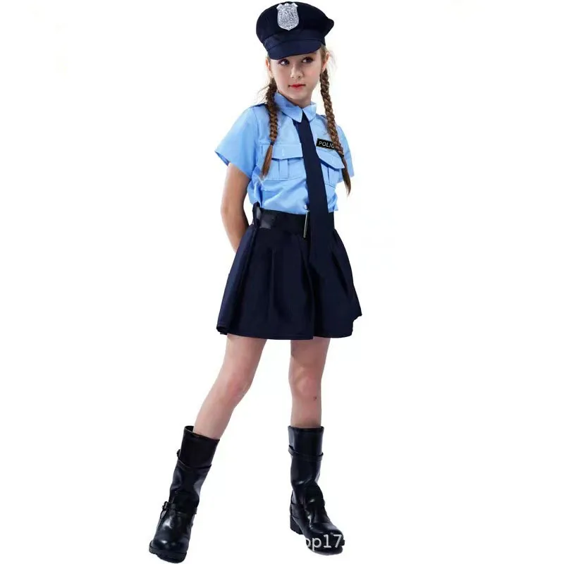 Career Day Book Week Halloween Party Role Play Prop Girls Cop Officer ...